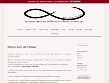 Tablet Screenshot of analysedepratique.org